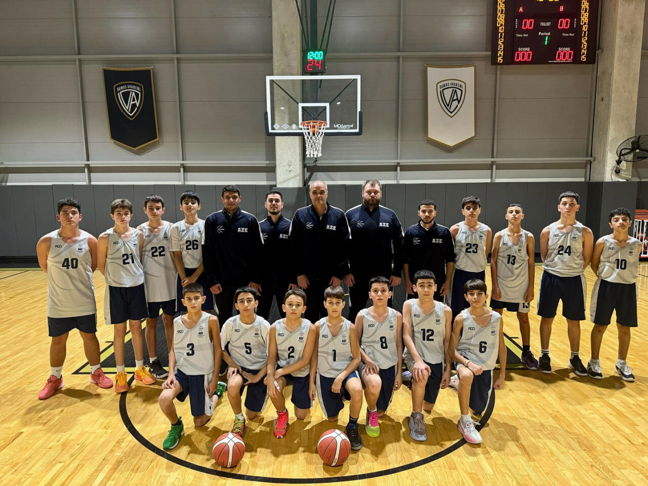 Сборная Азербайджана по баскетболу U-13 прошла сбор в Анкаре