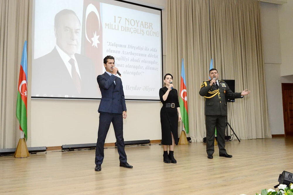 Azərbaycan Ordusunda Milli Dirşəliş Günü qeyd edilib
