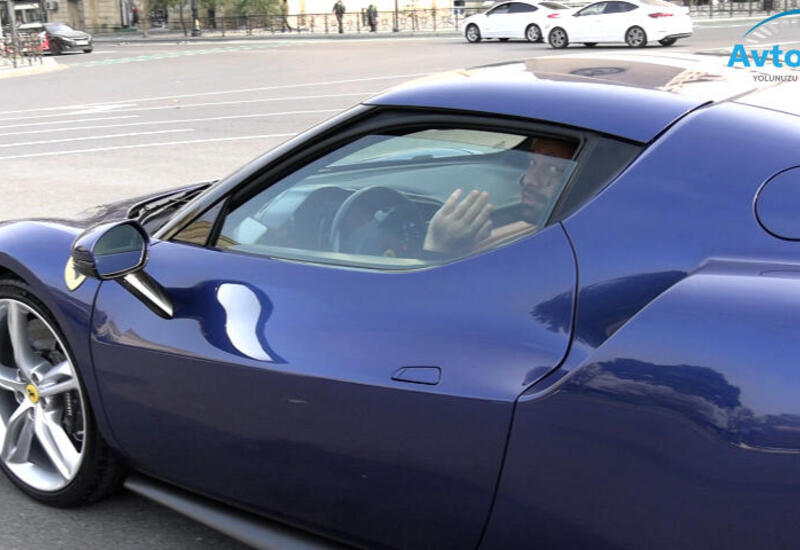 "Ferrari" ilə reyddə saxlanıldı, 50 manat cərimə yazıldı