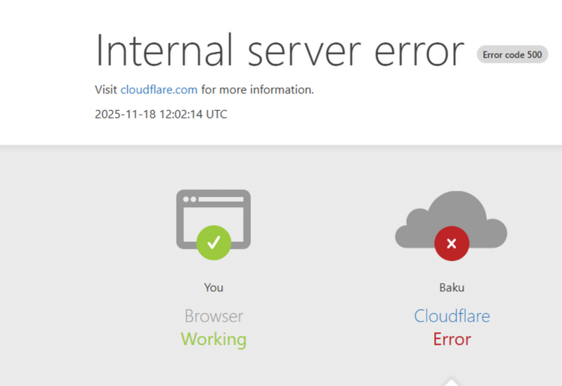 Saytlarda yaranan problemin səbəbi nədir?
