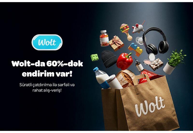 Совершайте покупки быстрее и выгоднее в Black Friday с Wolt — скидки до 60%! Всё, что вам нужно, уже на Wolt!