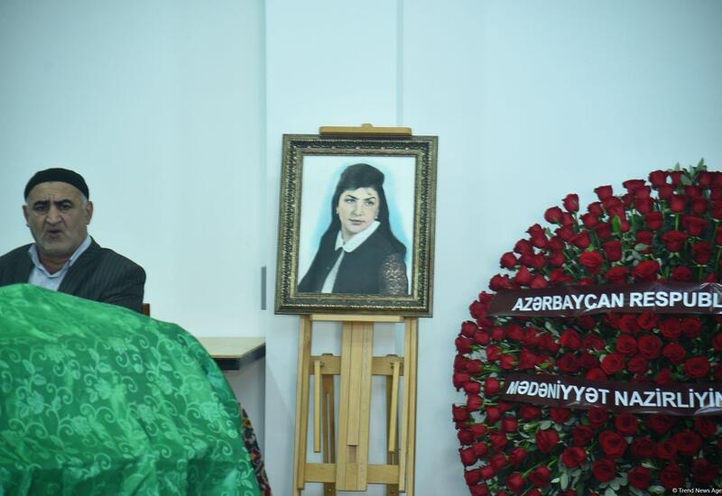 Roza Cəlilova ilə vida mərasimi keçirilir