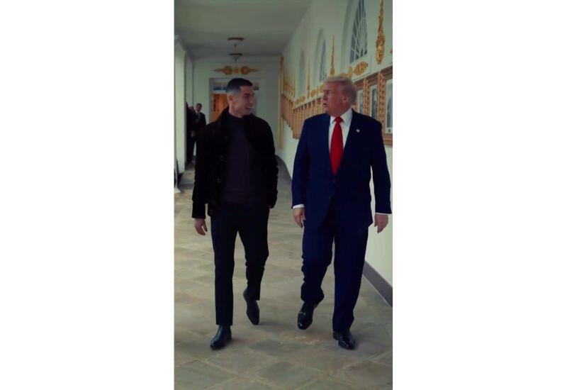 В Белом доме показали встречу Роналду и Трампа