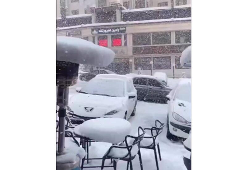 Засуха закончилась снегопадом в Иране