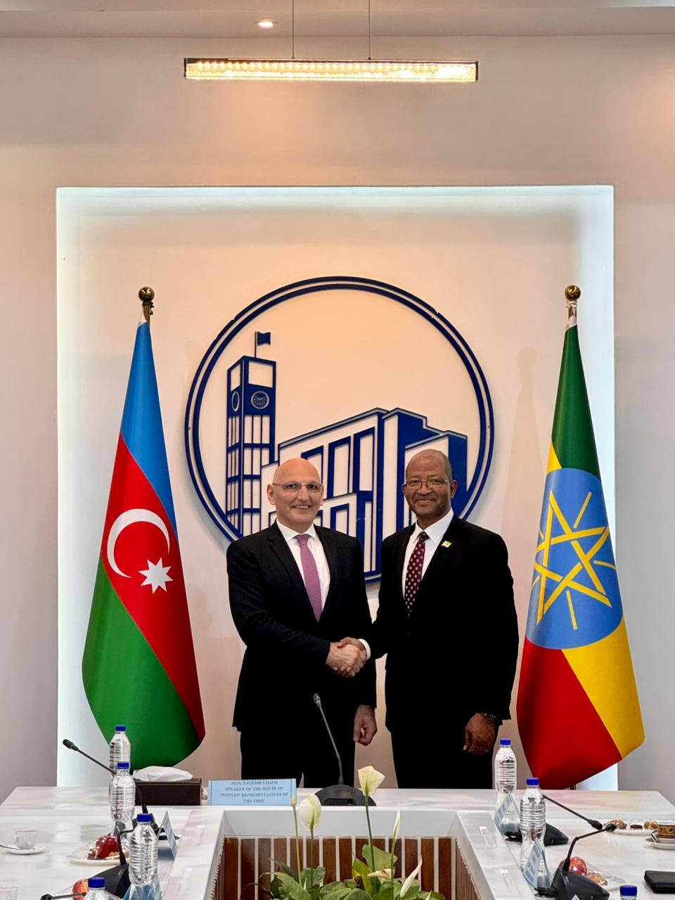 Prezidentin xüsusi tapşırıqlar üzrə nümayəndəsi Elçin Əmirbəyov Efiopiyada işgüzar səfərdə olub