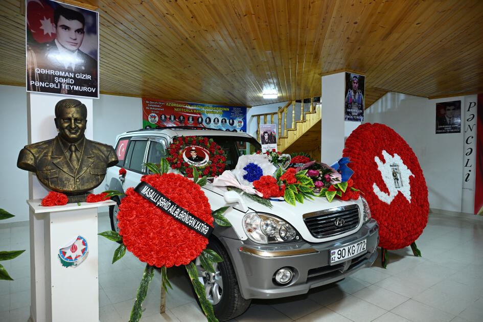 Leyla Əliyeva və Arzu Əliyeva Astarada Pəncəli Teymurovun ailəsini ziyarət ediblər