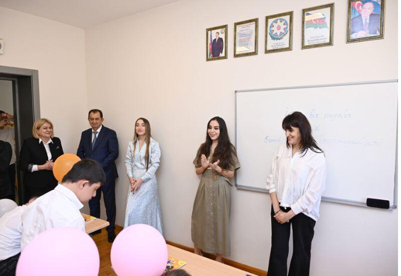 Вице-президент Фонда Гейдара Алиева Лейла Алиева посетила школу-интернат в Лянкяране