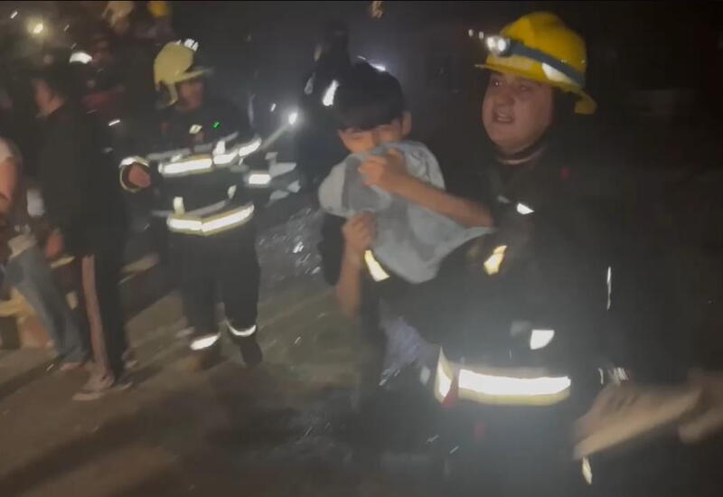 Стало известно, как произошел пожар в многоэтажке в Баку