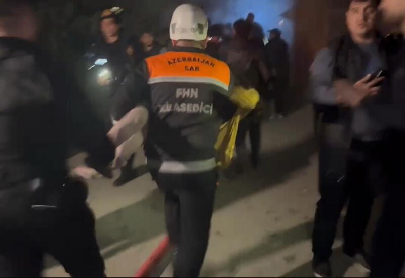 Установлены имена погибших при пожаре в жилом доме в Баку