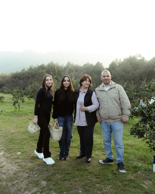 Leyla Əliyeva, Arzu Əliyeva və Alena Əliyeva Lənkəranda fermer təsərrüfatı ilə tanış olublar