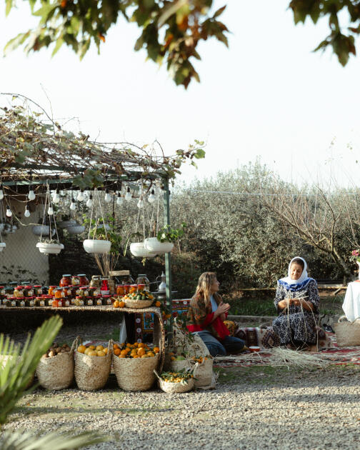 Leyla Əliyeva, Arzu Əliyeva və Alena Əliyeva Lənkəranda fermer təsərrüfatı ilə tanış olublar