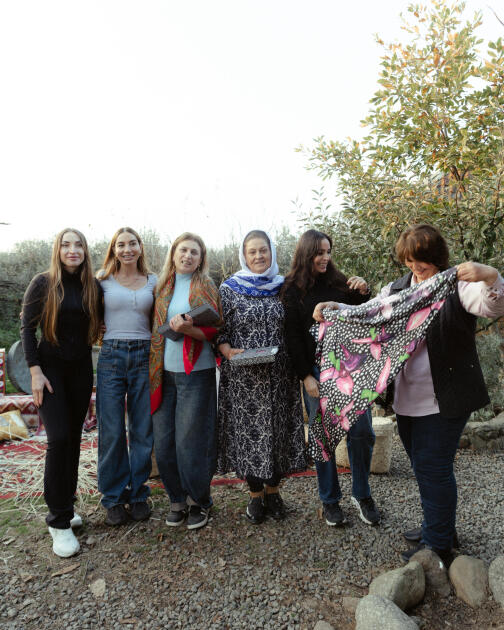 Leyla Əliyeva, Arzu Əliyeva və Alena Əliyeva Lənkəranda fermer təsərrüfatı ilə tanış olublar