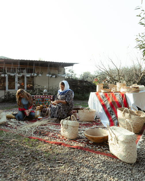 Leyla Əliyeva, Arzu Əliyeva və Alena Əliyeva Lənkəranda fermer təsərrüfatı ilə tanış olublar