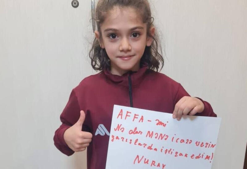 9-летняя азербайджанская футболистка получила предложение из Швеции