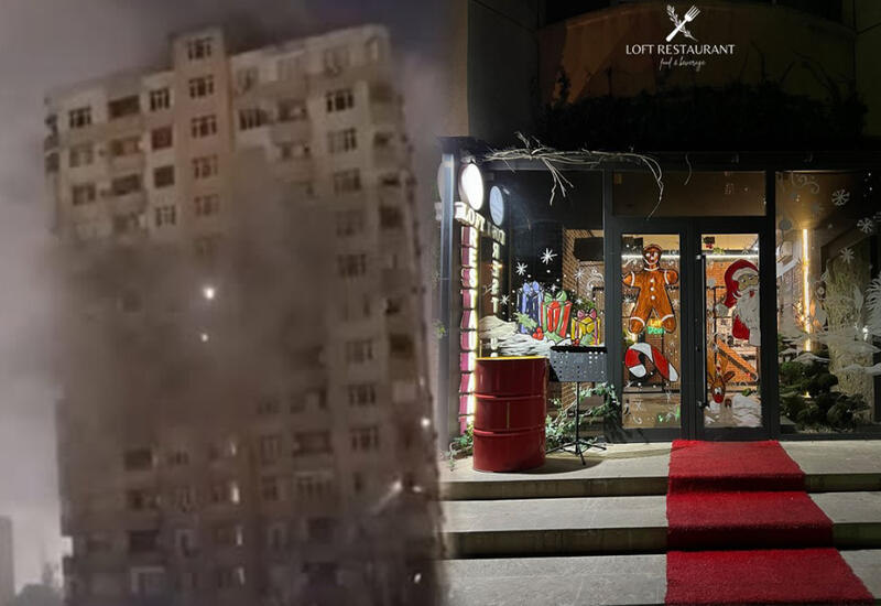 Yanğın anından VİDEO paylaşdı