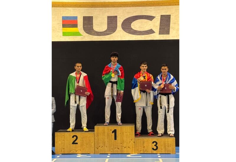 Азербайджанские тхэквондисты завоевали пять медалей на чемпионате Европы