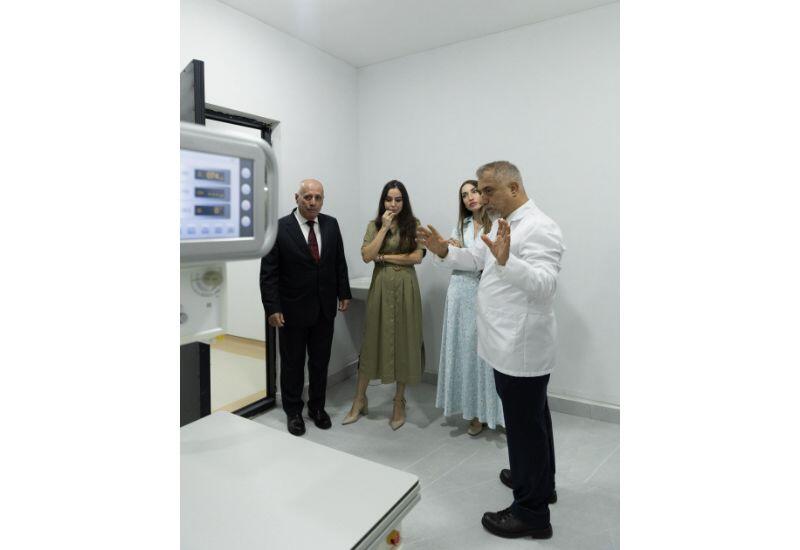 Leyla Əliyeva və Alena Əliyeva Lənkəran Dövlət Universitetinin nəzdində yaradılmış Baytarlıq Klinikası ilə tanış olublar