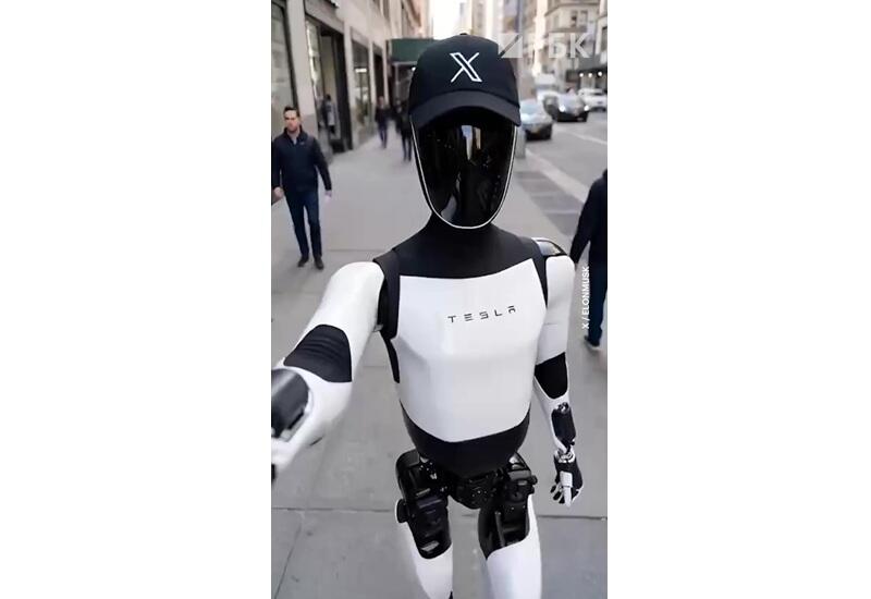 Маск опубликовал сгенерированное ИИ кадры с роботами Optimus