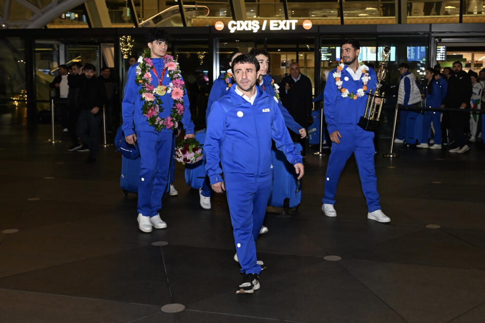Азербайджанские спортсмены, успешно выступившие на Исламиаде, вернулись на родину