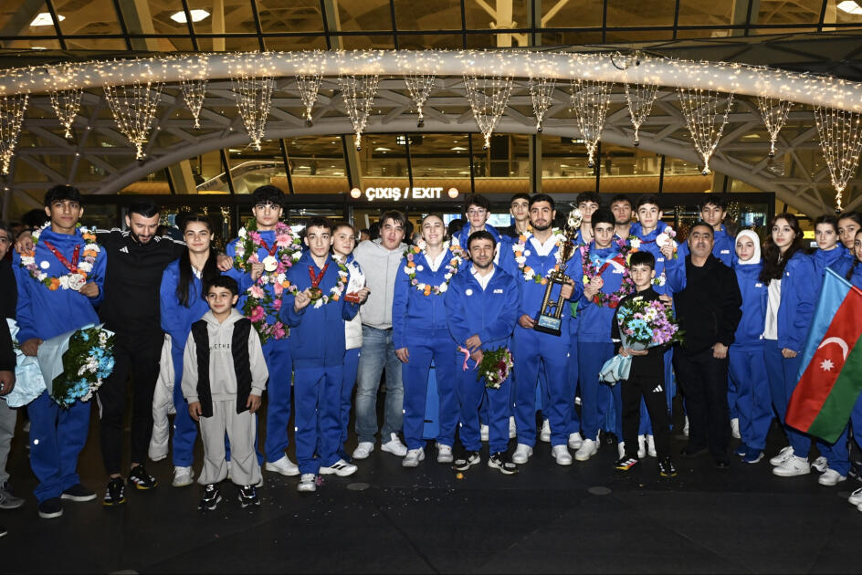 Азербайджанские спортсмены, успешно выступившие на Исламиаде, вернулись на родину