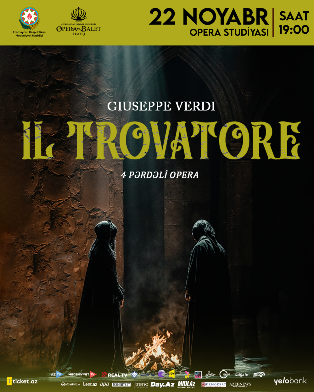 В Баку с большим успехом была представлена опера Джузеппе Верди "Трубадур"