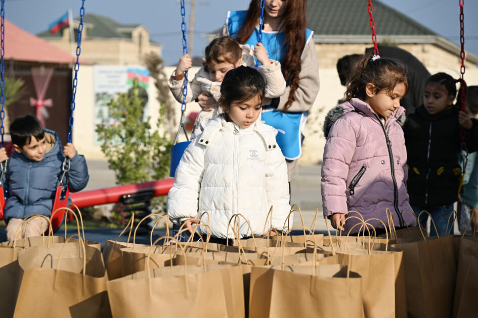 Heydər Əliyev Fondunun vitse-prezidenti Leyla Əliyeva Qaradağda yeni parkın açılışında iştirak edib