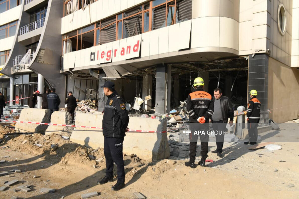 Сильный взрыв в Наримановском районе Баку: есть пострадавшие