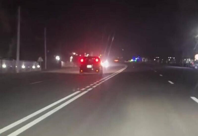 Необычное поведение водителя в Габале попало на