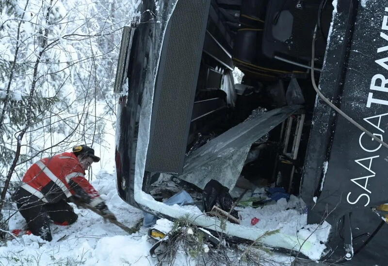 Тяжелое ДТП в Швеции с участием автобуса