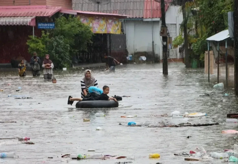 Сильные наводнения в Таиланде