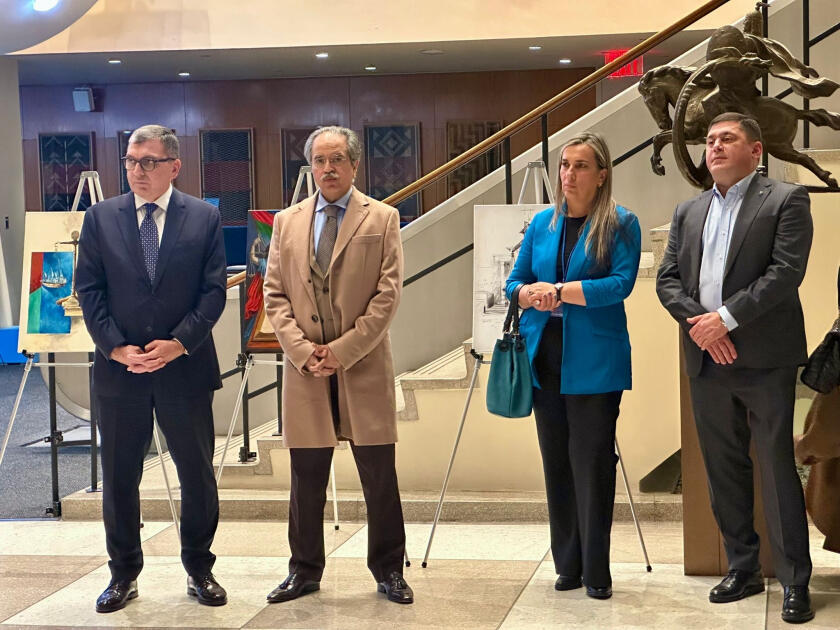 В ООН организована выставка азербайджанских ковров, получивших вторую жизнь