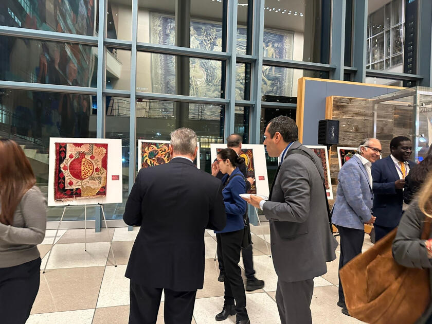 В ООН организована выставка азербайджанских ковров, получивших вторую жизнь