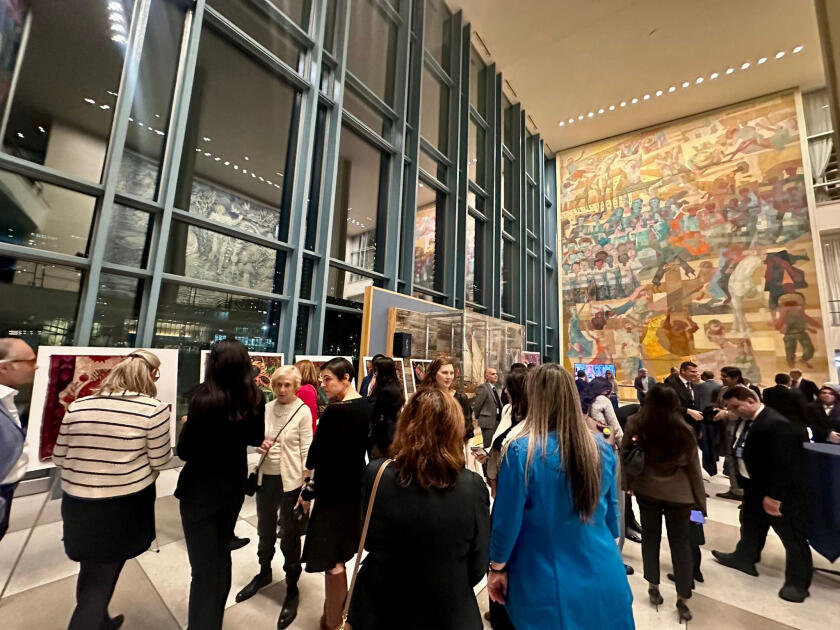 В ООН организована выставка азербайджанских ковров, получивших вторую жизнь