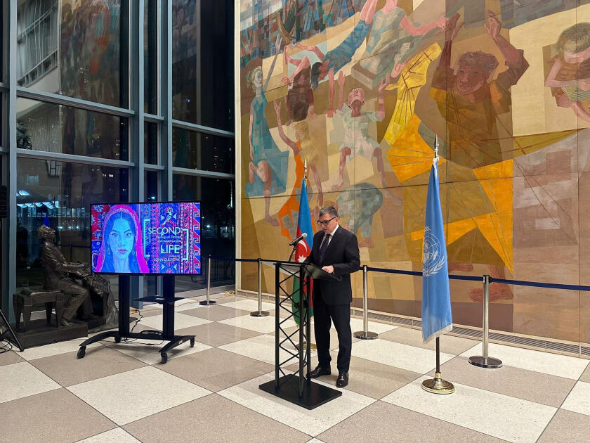 В ООН организована выставка азербайджанских ковров, получивших вторую жизнь