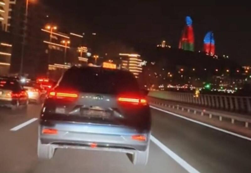 Həmin avtomobilin sürücüsü saxlanıldı