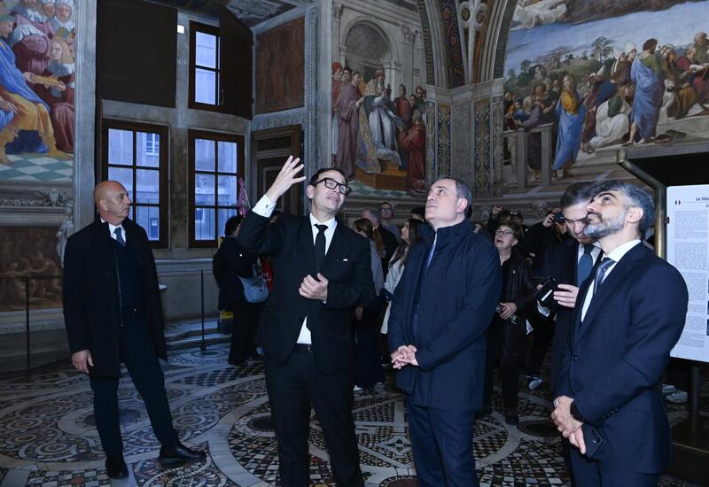 Джейхун Байрамов посетил Базилику Святого Петра в Ватикане