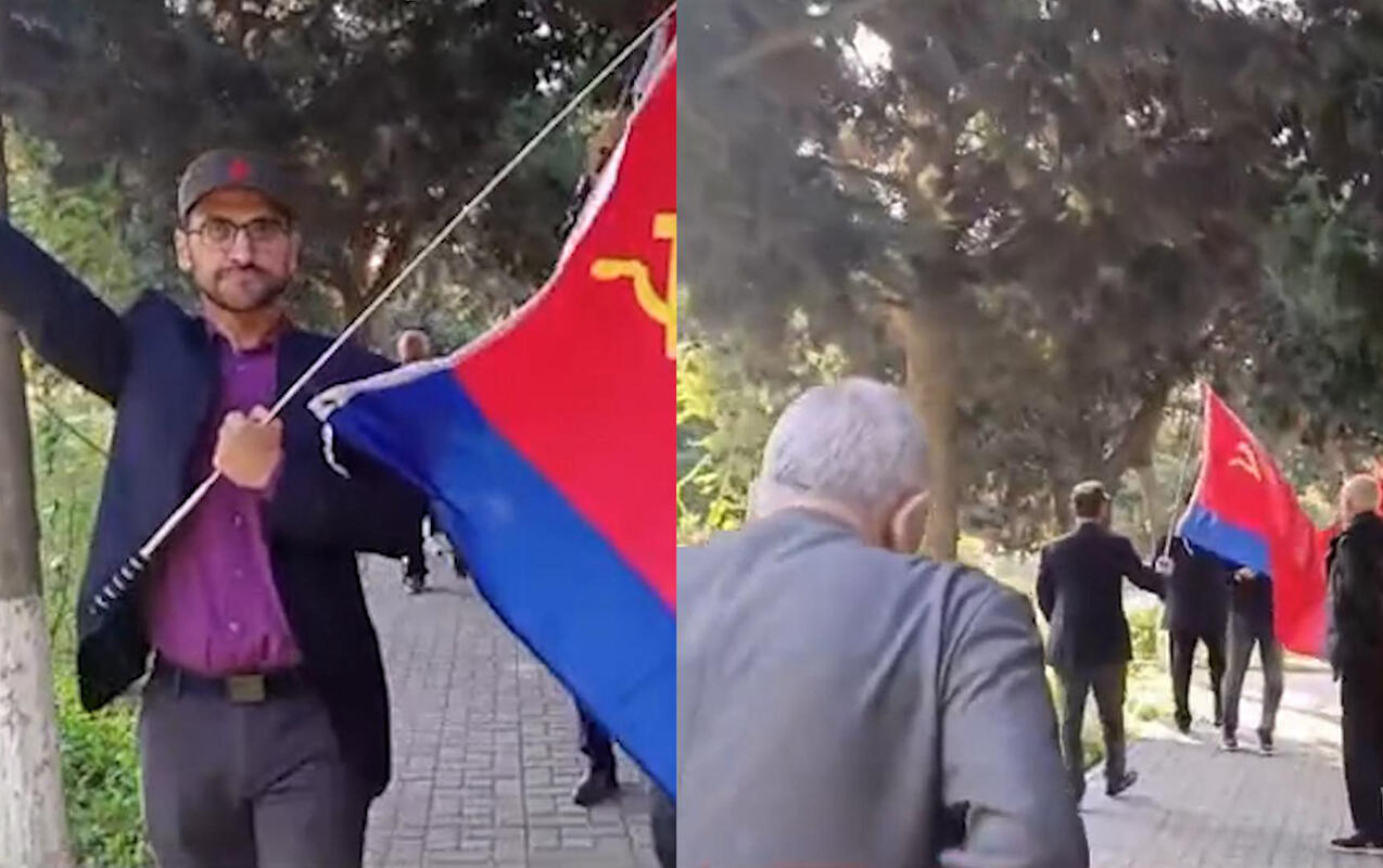 Bakıda SSRİ bayrağı qaldıranlar kimdir?