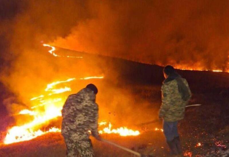 Вертолеты в Армении пытаются потушить лесной пожар