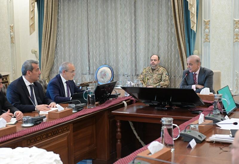 Pakistanın Baş naziri Azərbaycanın iqtisadiyyat nazirini qəbul edib