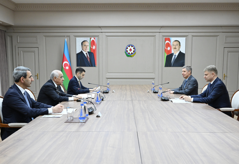 Əli Əsədov Rusiya Dəmir Yollarının baş direktoru ilə əməkdaşlıq məsələlərini müzakirə edib