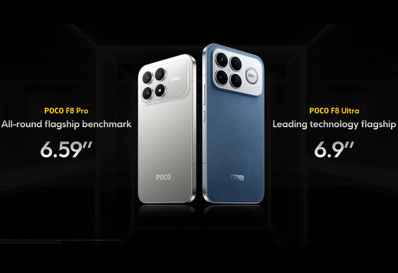 Представлены мощные и «бюджетные» флагманы серии Poco F8