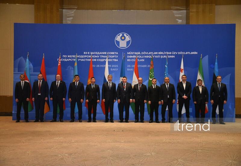 MDB Dəmir Yolu Nəqliyyatı Şurasının 83-cü iclasının protokolu imzalanıb