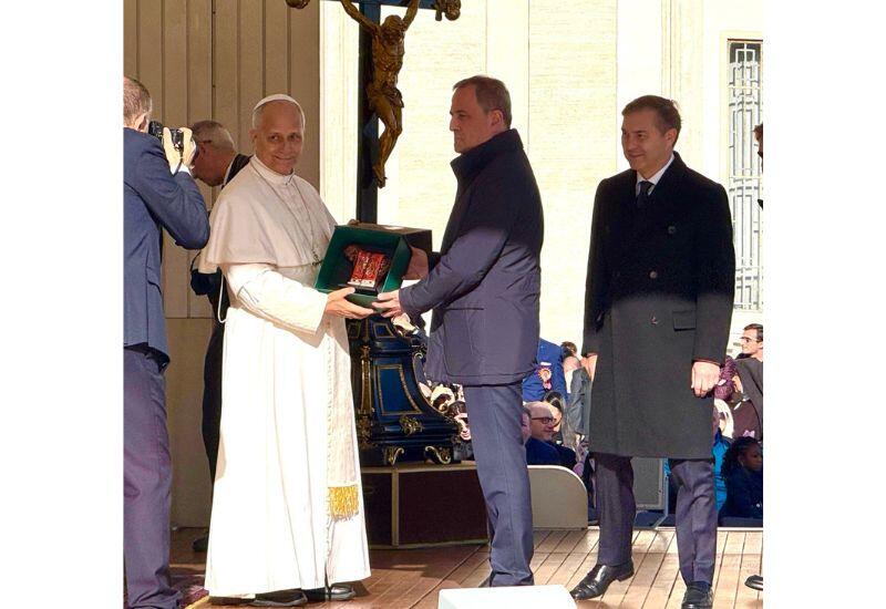 Ceyhun Bayramov Roma Papası ilə dinlərarası dialoqu müzakirə edib
