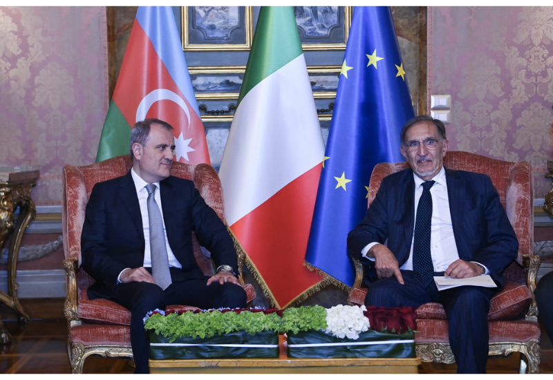 Джейхун Байрамов обсудил с главой Сената Италии вопросы региональной безопасности