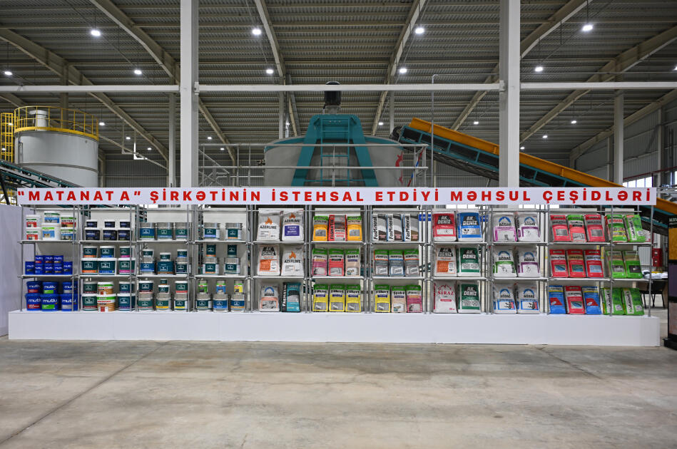 Prezident İlham Əliyev “AZWOOL” mineral daş yunu zavodunun açılışında iştirak edib