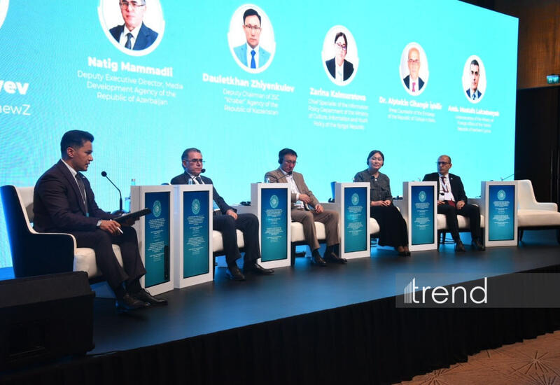 TDT-nin Media Forumu çərçivəsində türk dövlətlərinin media ekosisteminə həsr olunan panel sessiya keçirilir