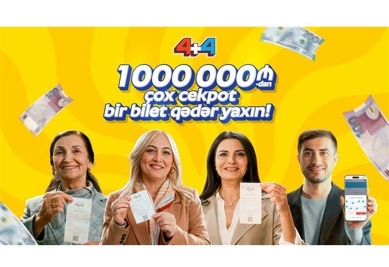 “4+4” lotereyasında cekpot 1 000 000 manatı keçdi