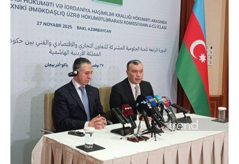 Азербайджан и Иордания будут сотрудничать в сфере транзита