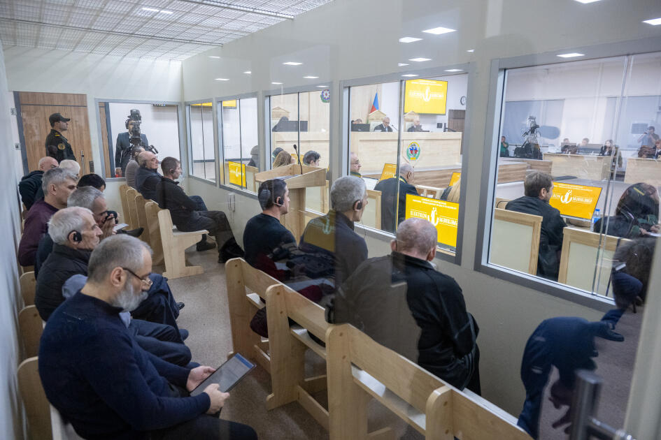 Ermənistan vətəndaşlarının məhkəməsində 6 təqsirləndirilən şəxsin vəkili müdafiə çıxışı edib