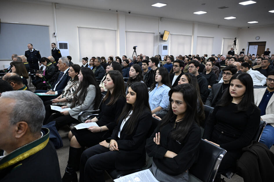 Ermənistan vətəndaşlarının məhkəməsində 6 təqsirləndirilən şəxsin vəkili müdafiə çıxışı edib